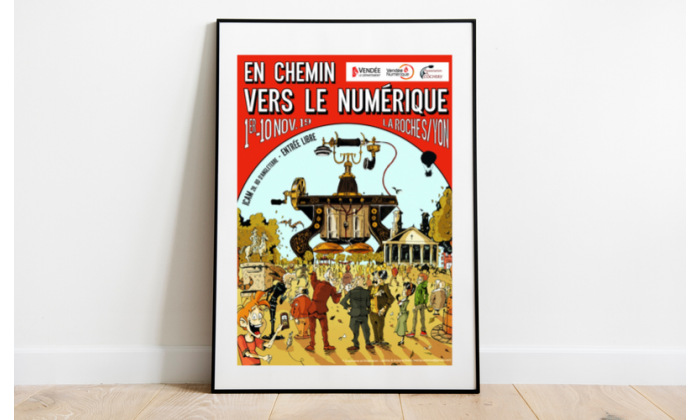 En chemin vers le numerique : visite privee de lexposition