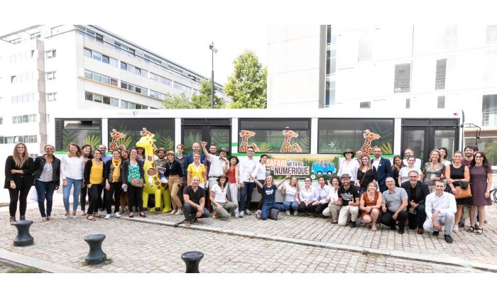 Photo de groupe Safari des metiers ADN Ouest